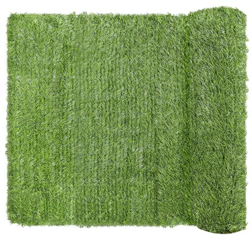 Coradoma Künstliche Hecke Sichtschutz 100x300cm | Ideale Sichtschutzmatte für Balkon, Garten und Terrasse | natürlicher Zaun Sichtschutz Balkonsichtschutz Lärmschutz Windschutz