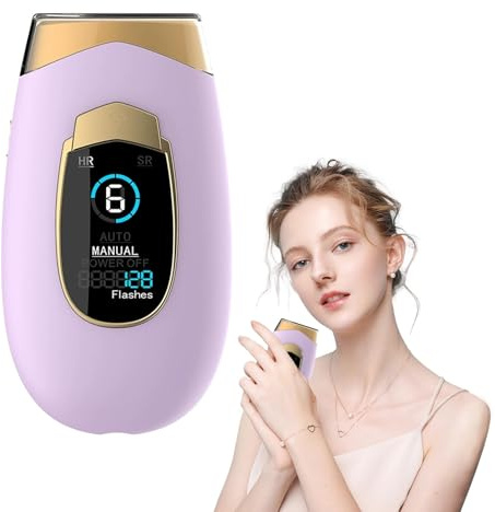Lumina Lumisilk Depiladora Laser 2.0 Pro, Lumisilk Lumina Tecnología IPL, Detiene el Crecimiento del Vello, Proporcionando una Piel Suave con una Sensación Delicada e Indolora(Lila Claro)