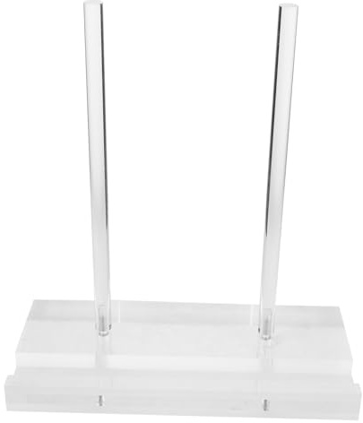 Gatuida Clear Acrylic Book Stand Desktop Display Easel for Cookbooks Menus Plates Tablets Stable Space Saving Holder for Restaurants Bookstores Office