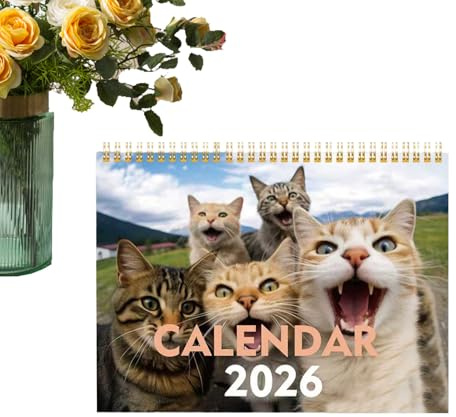 calendario con animali – Lovely Creative Planner 2026 | Calendario adorabile da scrivania e da tavolo strumento di pianificazione per l'organizzazione dello studio, la pianificazione