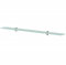 vidaXL Glasregal 100x20cm 8mm Glasboden Glasablage Badregal Wandregal Regal