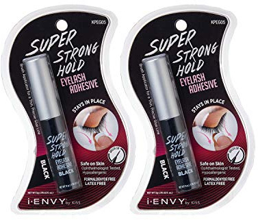 Kiss I Envy Wimpernkleber Super Starker Halt schwarz 5 Gramm