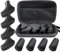 Nordic Walking Stock Gummipuff, Trekking Wanderstöcke Gummi mit Reiseetui für Alle Walking Wanderstöcke mit Durchmesser Von 10mm