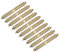 Sourcing Map 4x30mm Hanger Bolts, 24pcs Double Ended Self-Tapping Thread Dowel Screws for Wood Connecting