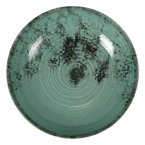 La Mediterránea Plato Hondo Aspe Turquesa Ø 22,7 x 5 cm (12 Unidades)