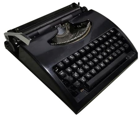 ZJFJMBD Vintage Schreibmaschine Manuelle Englische Mechanische Retro Inspirierte Tragbare Schreibmaschinen Zum Schreiben Von Briefen Und Basteln