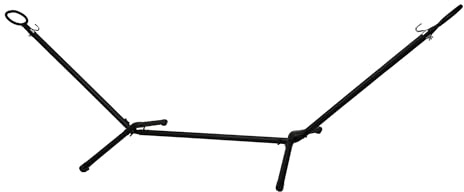 WELL HOME MOBILIARIO & DECORACIÓN Hamaca con Soporte de Metal Resistente: Estructura de Acero Desmontable 30x12x9,4cm