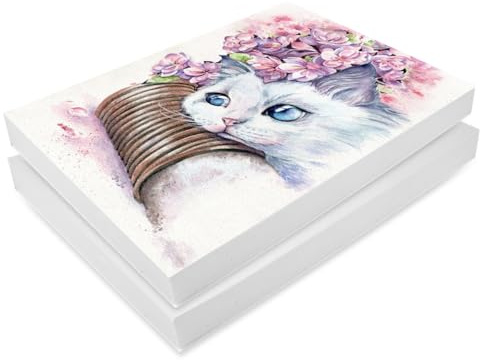60 Fogli Carta Acquerello, 300 g/m² Carta Per Acquerello, Watercolor Paper, Per Acquerelli, Gouache Acrilico, Disegno Opere D'Arte Fai Da Te, Studenti, Insegnanti, Artisti (5 x 7 Pollici)