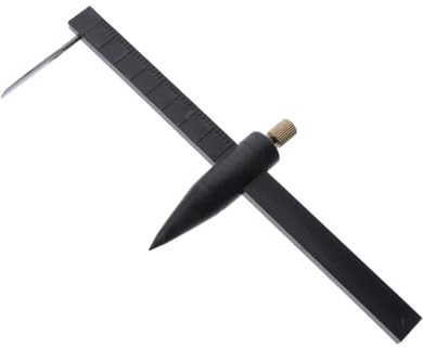 Mobestech Compas de Poterie Inoxydable Coupe-Cercle Précis pour Argile et Modelage DIY Outil de Mesure pour Gravure et Sculpture Artisanale