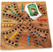 TOC Spiel oder TOCK, 2-4 Spieler, Brettspiel aus umweltfreundlich Massivholz entspricht den CE Normen. Marke Le Délirant. Einfache Aufbewahrung zum Mitnehmen oder auf Reisen. Kleine kanadische Pferde.