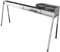 Cuocispiedini ed Arrosticini con Barbecue a Carbone 120 cm Milano Grill 80+40 Plus (cm120) in Acciaio Inox Specchiato