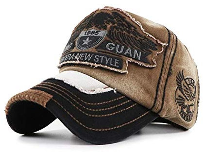 PDTXCLS HlpiAMok Hua Yang Basecap Herren Distressed Snapback Outdoor Baseball Kappe Mütze Retro