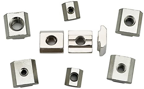 CONPHERON Tuercas Correderas T Tuercas Deslizantes Martillo M3 T Tuercas para Perfiles de Aluminio 20 Serie, (EU20) M3, 40pcs