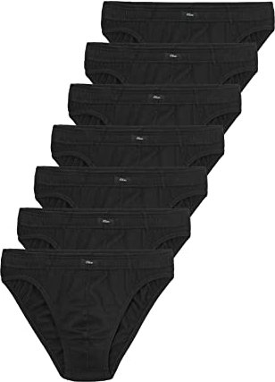 s.Oliver Change Daily: 7er Pack Klassische Slip-Unterhosen in schwarz – ultimativer Komfort für jeden Tag