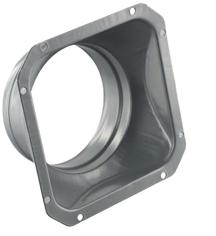 Startbuymore Connettore a flangia in metallo per condotti d'aria 100 mm