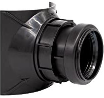 Airfit HT-Schraubabzweig DN 110/50 schwarz,zur nachträglichen Montage in HT-Rohr - 21052AZ