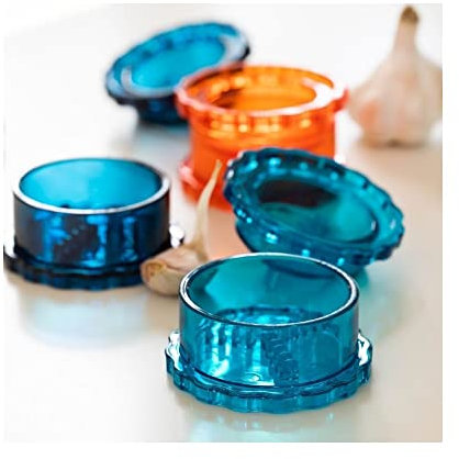 Presse-ail manuel avec réservoir Garlic Chef | Hachoir pour condiments | Durandal