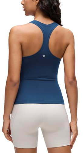 CRZ YOGA Butterluxe Canotta da Donna Top da Allenamento Senza Maniche Maglietta Atletica Nave Francese 40