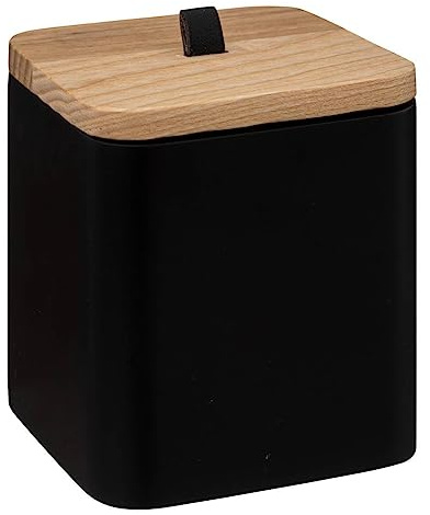 5five - wattepadbehälter Harz naturéo schwarz