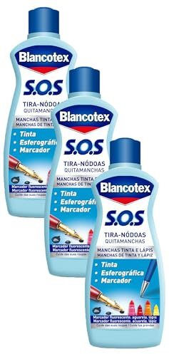 Blancotex Quitamanchas S.O.S. Tinta Y Lápiz 75 ml (Paquete de 3)
