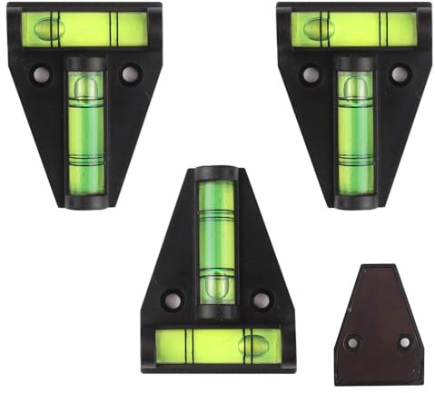 Cerioll Livella A Bolla A Bolla D'Aria A T, Livella A T, Magnetico, Livella A Bolla Di Tipo T, 3 Pezzi Livella A Croce Piccola Camper, Livella A Bolla Mini Livella A Bolla, Livella A Bolla Caravan