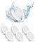 Aigostar 6 Pack Modern White 4.8W 560LM IP65 Waterproof LED Ceiling Spotlights, 6500K Cool White, 8.4cm x 8.4cm x 3.5cm, Bathroom, Kitchen, Living Room, Bedroom, Office