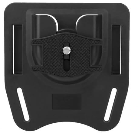 Clip da cintura universale per fotocamera DSLR Supporto per cintura in vita fondine per fotocamera montaggio a sgancio rapido fondine per cintura da 1/4 vite per fotocamera clip da cintura