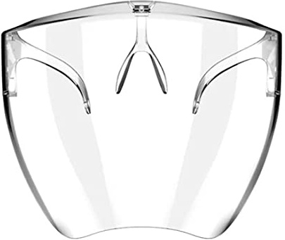 Pastoralist Bouclier de visage de broyage, bouclier à face transparent du masque de protection transparent visière de protection contre le visage complet à poussière