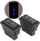 JNNJ 2 Pezzi Interruttore Finestrino Auto Controllo Alzacristallo, Universale 5-Pin Interruttores Finestra Auto Controllo, Interruttore Elettrico Automobilistico Alzacristalli Interruttore(Blu)
