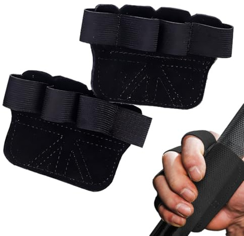 ZUWIJEQ 1Pares Guantes de Agarre Fitness, Almohadillas de Entrenamiento, Guantes De Agarre, Guantes Gimnasio Hombre y MujerAlternativa a Guantes Gym, para Calistenia, Dominadas, Gimnasio, Musculacion
