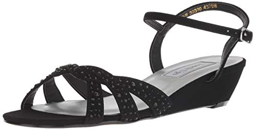 Touch Ups Women's Lena Sandal, black, 12 W US