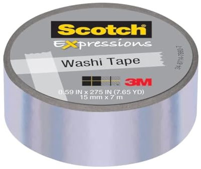 Scotch Expressions Washi Crafting Tape: 0.59 in. x 393 in. (Iridescent Purple)