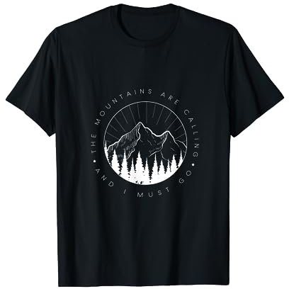 Berg T-Shirt Herren Berghemd Damen Klettern Berge Bergliebe T-Shirt