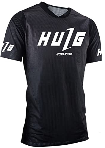 MTB-tröja herr, kortärmad, downhill-tröja, herrcykelkläder, cykelsport/motocross-kläder, mountainbikeskjorta, mjuk textur, fukttransport, MTB BMX