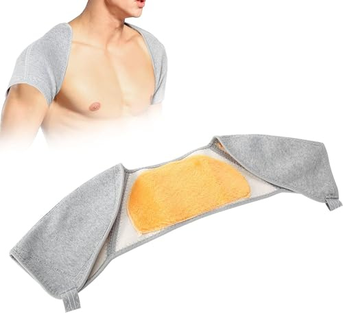 Cuscinetto Riscaldante Scaldacollo, Doppio Supporto per Spalla Scaldaspalle per Uomo e Donna per Collo e Spalla per Artrite Sollievo Dal Dolore Al Collo Spalla (L)