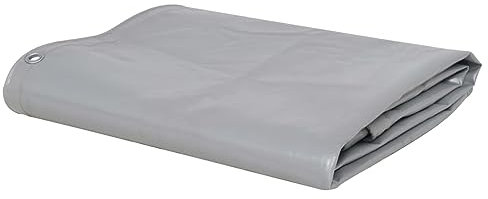 GuyAna Abdeckplane 650 g/m² 4x5 m Grau Abdeckplane Sandkasten Tarpaulin Bodenplane