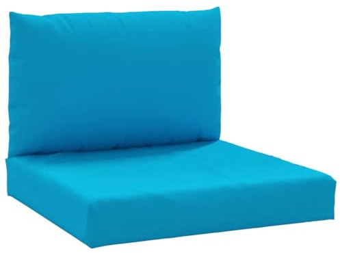 vidaXL Pallet Cushion Light Blue Oxford Fabric (100% Polyester)