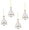 Weihnachtsbaumkugeln, Glänzend Matt Splitterfrei Weihnachtsbaumschmuck, Innen und Außen Weihnachtsbaum Haus Party Dekoration (Baum Champagner Gold 4Stk)