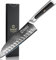 Sunnecko Damascus Santoku Knife 7 Inch - Japanese Chef Knife Damascus VG-10 Steel Blade, Sharp Kitchen Knives with Solid Handle, Perfect for Professional Home Use Cutting Knife