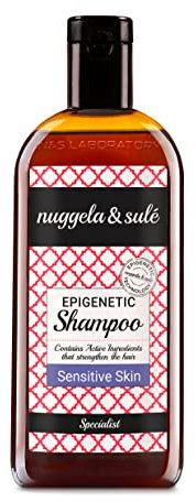 Nuggela & Sulé Beruhigendes Shampoo für Empfindliche Kopfhaut. Mit Extrakt aus Roter Zwiebel und Bio-Ceramidyl. Beruhigt, Spendet Feuchtigkeit und Beugt Schuppenbildung vor. 1 x 250 ml