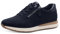 Tamaris COMFORT Damen Sneaker flach aus Leder mit Reißverschluss, Blau (Navy), 39 EU