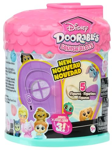 Just Play Disney Doorables Squish’Alots Series 3 Figures, Kids Toys for Ages 5 Up by
