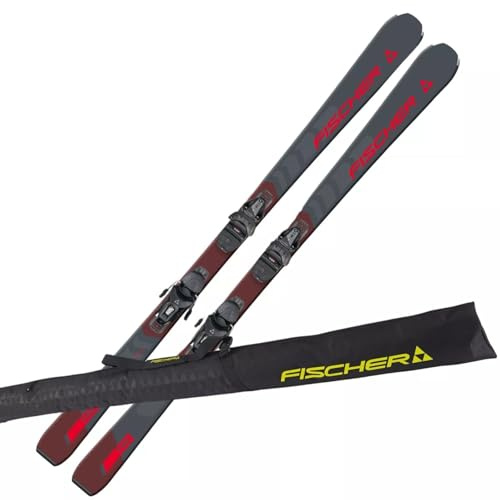 Skida Alpinski Carvingski On-Piste-Rocker – Fischer RC Fire SLR – inkl. bindning RS9 SLR Z2,5–9 – All Mountain skidor – lämplig för nybörjare till avancerade – .