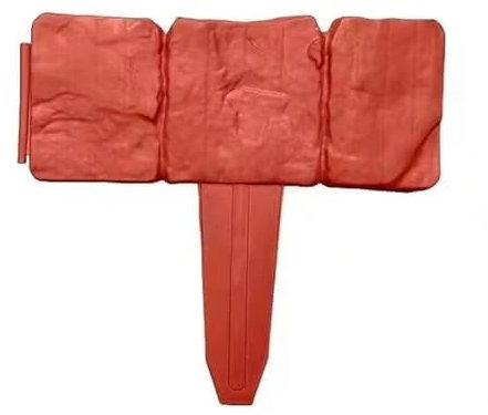 Eleutheromania 10 pièces Bordure de pelouse Plastique, Bordure de Jardin clôture de Parterre, palissade pour Fleurs clôture de Jardin décorative (Rouge)