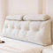 OLHAUYUAN Bett-Rückenkissen mit Nackenkissen, Keilkissen mit waschbarem Bezug, bequemes großes Lesekissen für Bett und Sofa, Wandkissen Rückenkissen zum Anlehnen im Bett