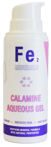 Calamine Gel with Zinc Oxide and Rosewater 50ml | Sunburn gel, Itchy Skin Relief, Gel for bites and rashes