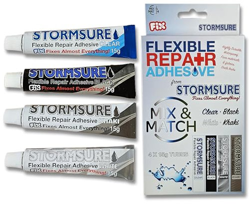 Stormsure Flexibler Reparaturkleber, 4 Farben