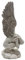 G&H Decor - Statue d'anges de jardin pleureurs de 33 cm – Décoration commémorative extérieure commémorative – Figurine d'archange pleurant en résine avec ailes – Statue de Sainte Famille Décoration