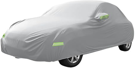X AUTOHAUX Protective Car Cover for Volkswagen New Beetle (1998-2019) - Waterproof, Windproof, and All-Weather Protection with Zipper