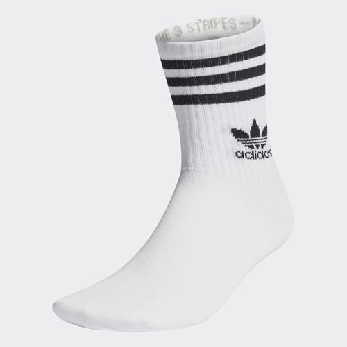 adidas Mid Cut Crw Sck, Calze Unisex - Adulto, Bianco, S